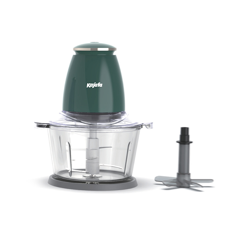 FP126G 1.5L Electric Mini Food Chopper Pemproses Makanan Pengisar Daging,4 Bilah Dwi Aras,400 W Mangkuk Keluli Tahan Karat Pengisar Dapur Pengisar untuk Daging, Sayur-sayuran, Buah-buahan, Bawang dan Kacang，Makanan Bayi Bawang Putih