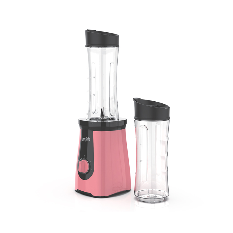 BL-358B-P2 Pengisar Smoothie Berkuasa dengan 2 Botol Mudah Alih Kawalan 2 Kelajuan & Fungsi Nadi, Pengisar Peribadi untuk Shake dan Smoothie