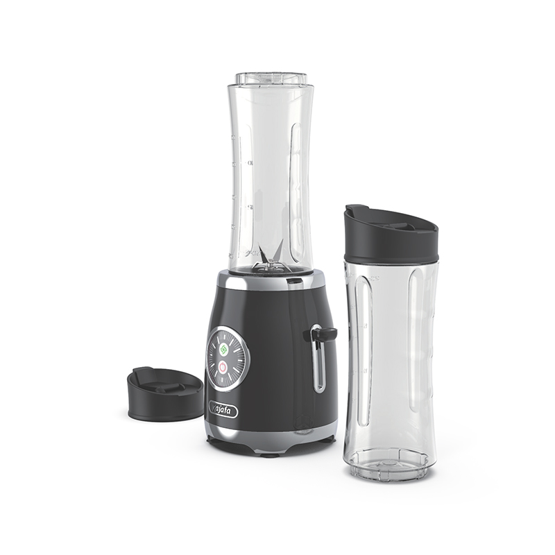 BL399B-P2 Pengisar Smoothie Berkuasa dengan 2 Fungsi Nadi Botol Mudah Alih, Pengisar Peribadi untuk Goncang dan Pelicin, Pengisar gaya retro dengan botol perjalanan, Pengisar Mudah Alih Pembuat Smoothie Retro, Pengisar Peribadi untuk Goncang dan Pelicin