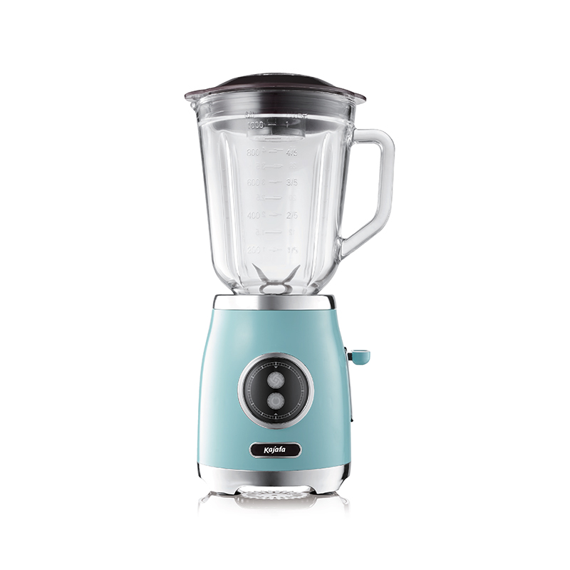 BL399B-G Bergaya Retro dengan Balang Pengadun Kaca 1000ml dan Bilah Keluli Tahan Karat, Pengisar Atas Kaunter, Pengisar Peribadi Kuasa Tinggi