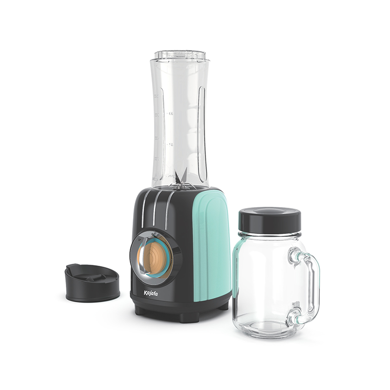 Pengisar Smoothie BL485B-P3 dengan Bilah Tajam, Pengisar Mini Peribadi untuk Goncang dan Pelicin dengan 2 Kelajuan Boleh Laras, Pengisar untuk Dapur dengan adunan, Travel Cup tanpa BPA & 17oz Mason Cup