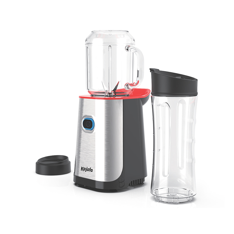 Pengisar Smoothie BL509B-P4 dengan Bilah Tajam, Pengisar Mini Peribadi untuk Shake dan Smoothie, Pengisar untuk Dapur dengan adunan, Cawan Perjalanan tanpa BPA & Cawan Mason 600ml