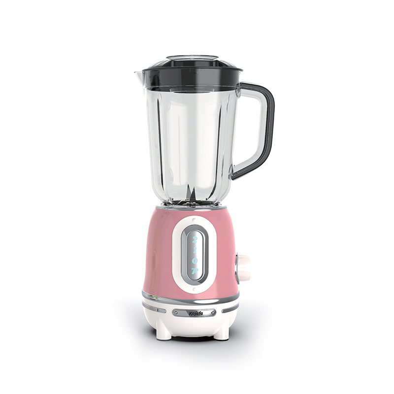 BL489B-P Blender Smoothie Maker, 1.0L Countertop Jug Blender Profesional, 2 Kelajuan Laras & Fungsi Nadi, untuk Smoothie, Milk Shake, Jus Buah-buahan dan Penghancur Ais