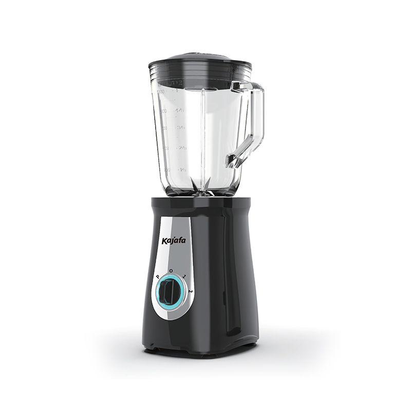 BL-358B-G Pembuat Smoothie Pengisar Elektrik, Pengisar Jag, Bilah Keluli Tahan Karat, Kawalan 2 Kelajuan dengan Fungsi Nadi, Balang Kaca 1.0L