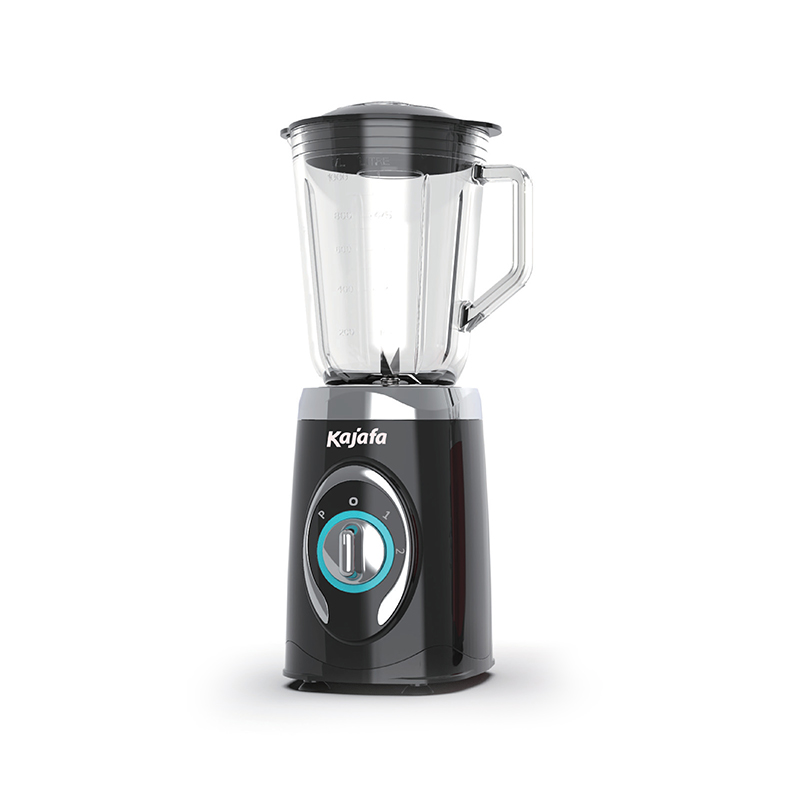 BL-369B-G Pembuat Smoothie Pengisar Elektrik, Pengisar Jag, Bilah Keluli Tahan Karat, Kawalan 2 Kelajuan dengan Fungsi Nadi, Balang Kaca 1.0L