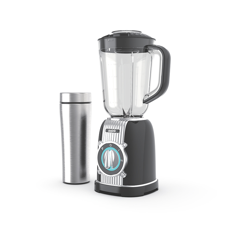 Pengisar Smoothie BL486B-P dengan Bilah Tajam, Pengisar Mini Peribadi untuk Goncang dan Pelicin dengan 2 Kelajuan Boleh Laras, Pengisar untuk Dapur dengan pengadun, Cawan Perjalanan vakum SUS & jag plastik