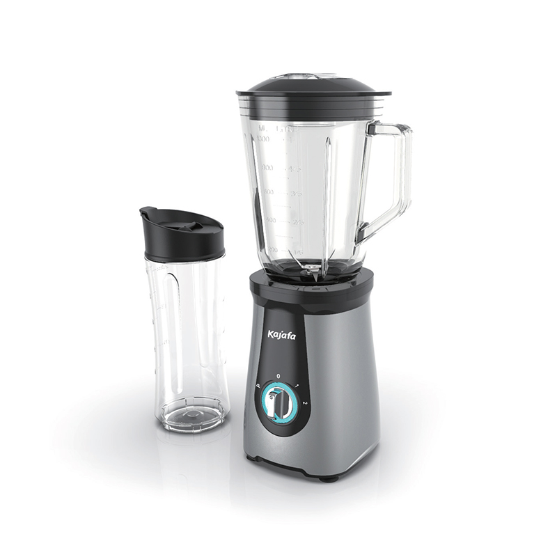 Pengisar Smoothie BL-385B-G dengan Bilah Tajam, Pengisar Mini Peribadi untuk Goncang dan Pengisar dengan 2 Kelajuan Boleh Laras, Pengisar untuk Dapur dengan pengadun, Cawan Perjalanan & Jag Kaca tanpa BPA