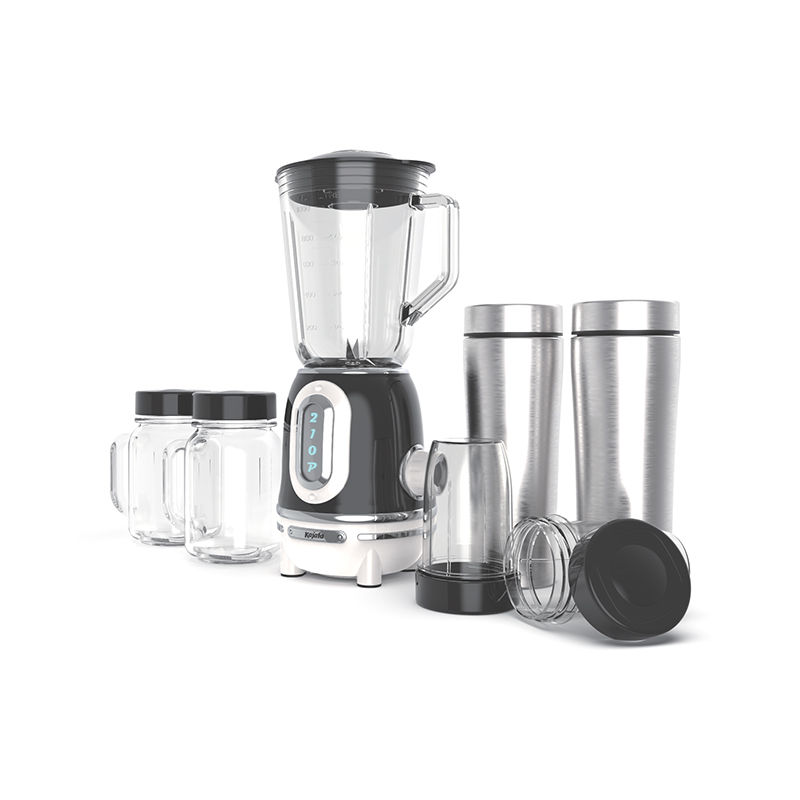 BL489AB-G Pembuat Smoothie Mini Blender, Pengisar Smoothie Rumah dan Dapur dengan Botol Campuran Berbilang